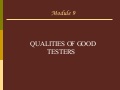 Software testing _mod_9