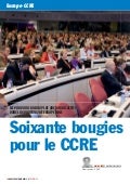 Soixante bougies pour le ccre