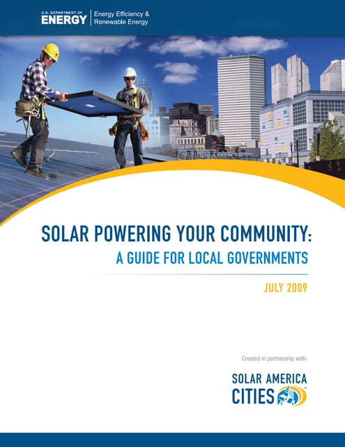 Solar powering your community, a gu...