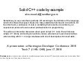 Solid C++ by Example