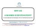 THE ONE-PAGE BUSINESS ECOSYSTEM STORY: A Visual Handbook for Eliminating the Pain of Traditional Business Plans