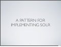Solr pattern