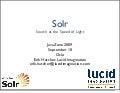 Solr: Search at the Speed of Light
