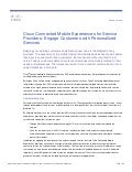 Cisco Connected Mobile Experiences for Service  Providers: Engage Customers with Personalized  Services (Solution Overview)