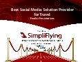 SFAwards12: Best Social Media Solution Provider for Travel (Finalist Presentations)