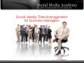 Social Media Time Management