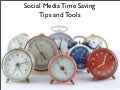Social Media time saving tips & tools. milena regos