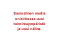 Some on kirkon toimintaympäristö