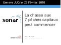 Sonar 2.0 au GenevaJUG par Freddy Mallet