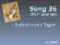 Song 36 from Gitanjali