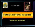 Sonno e disturbi del sonno