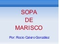 Sopa de marisco 