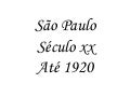 São Paulo até 1920