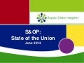 June 12th S&OP Webinar by Supply Chain Insights, LLC
