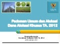 Sos dak 2012   pedoman umum kebijakan dak ta 2012