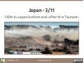 OSM Japan before and after the Tsunami