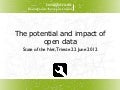 Potential and Impact of Open Data in Europe