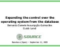 Expanding the control over the operating system from the database