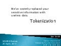 Ken Smith - Tokenization