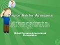 Who to Contact for Assistance - GDI