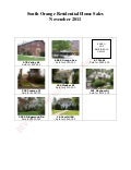 South Orange NJ Real Estate Sales: November 2011
