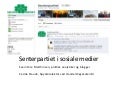 Senterpartiet i sosiale medier
