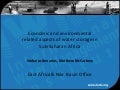 Economic and environmental related aspects of water storage in Sub-Saharan Africa – Dr Stefanos Xenarios, IWMI, Ethiopia