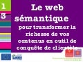 4emes Rencontres Nationales du etourisme institutionnel - Speed dating Web sémantique
