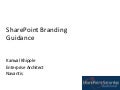 SharePoint Branding Guidance @ SharePoint Saturday Redmond