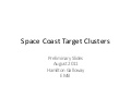 Space florida target clusters v3 workshop Slides