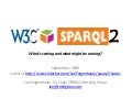 SPARQL 1.1 Status