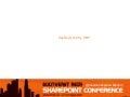 7 Ways to Leverage SharePoint 2010 for PM Success