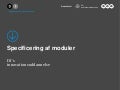 Specificering af moduler