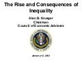 The Rise and Consequences of Inequality in the United States: charts