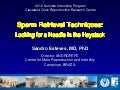 Sperm Retrieval Techniques - Looking for a Needle in the Haystack