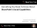 SharePoint Fest Denver - Everything You Need To Know About SharePoint Social Capabilities