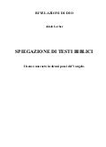 SPIEGAZIONE DI TESTI BIBLICI - 3.ed.2010 (Jakob Lorber)