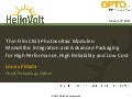 SPIE Optoelectronic Integrated Circuits 2011 HelioVolt Presentation