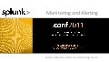 Splunk .conf2011: Real Time Alerting and Monitoring