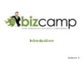 Sponsorship presentation Bizcamp Belgium, 5th edition (December 2011)