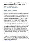 Sport medicine