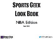 Sports Geek Look Book - NBA Edition