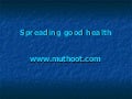 Spreading good health