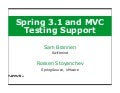 Spring 3.1 and MVC Testing Support