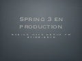 Spring 3 en production