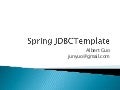 Spring JDBCTemplate
