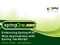 Enhancing Spring MVC Web Applications Progressively with Spring JavaScript