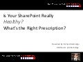 SharePoint Saturday Austin - Is Your SharePoint Healthy? What&rsquo;s The Right Prescription?