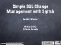 Simple SQL Change Management with Sqitch