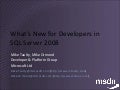 SQL Server 2008 for Developers